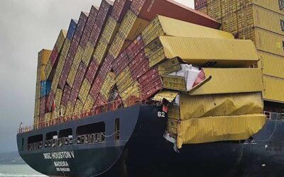 Problemy kontenerowca MSC Houston V z ładunkiem rufowym