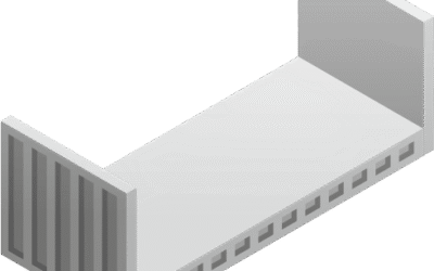 Kontenery morskie z otwartym dachem i bokiem (flat rack containers)